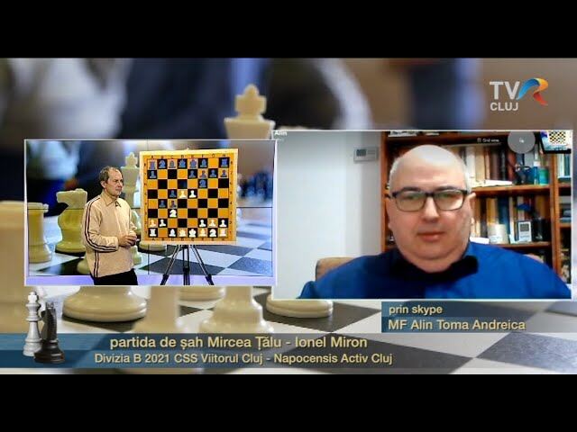 Emisiunea 308 – “Divizia B 2021 – partida de șah Mircea Țălu – Ionel Miron”