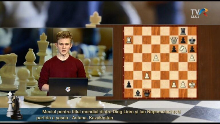 Emisiunea 337 – Meciul pentru titlul mondial dintre Ding Liren și Ian Nepomniachtchi – partida a VI-a – Kazahstan
