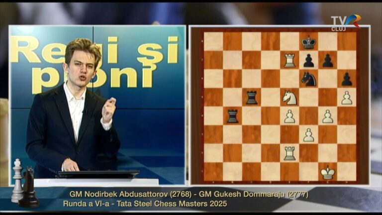 Emisiunea 395 – Gukesh Dommaraju si Nodirbek Abdusattorov favoriti / Tata Steel Chess Masters 2025