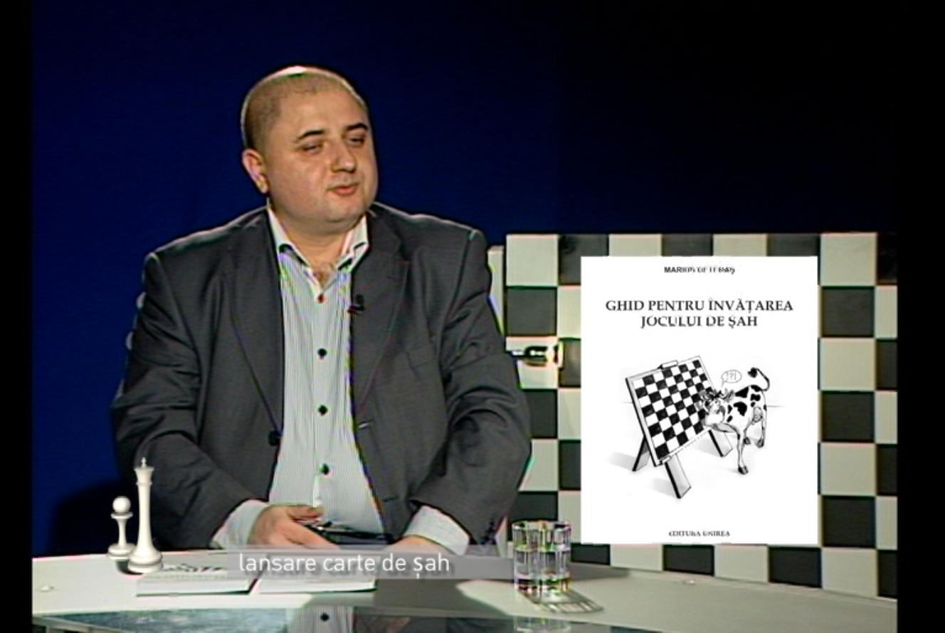 Marius Ceteraş şi cartea „Ghid pentru învăţarea jocului de şah”