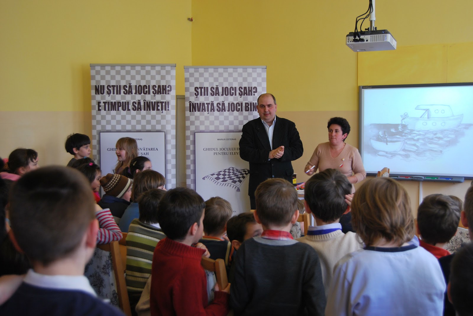 Olimpiada judeteana de sah Cluj si prezentarea cartii lui Marius Ceteras